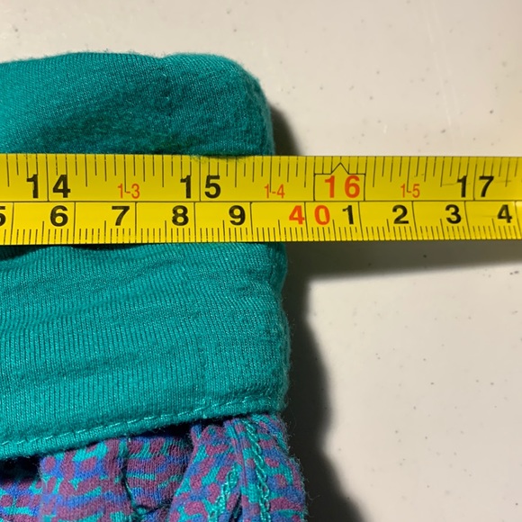 Alpine Design Blue Turquoise and Purple A-Line Skirt Size Large - Picture 4 of 9